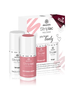 Alessandro Striplac Peel or Soak Lovely Vegan Nagellack-Set 1 Stk