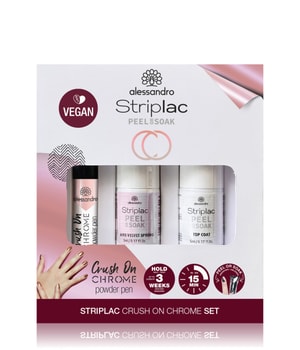 Alessandro Striplac Peel or Soak Rosé Crush on Chrome Nagellack-Set 1 Stk