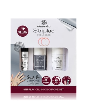 Alessandro Striplac Peel or Soak Silver Crush on Chrome Nagellack-Set 1 Stk