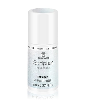 Alessandro Striplac Peel or Soak Top Coat Nagelüberlack 8 ml Creme