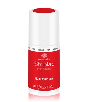 Alessandro Striplac Peel or Soak Nagellack 8 ml Rot