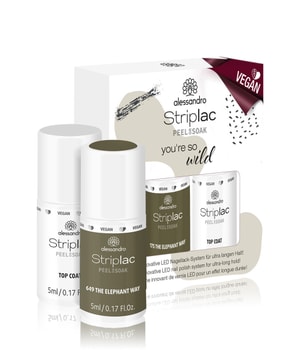 Alessandro Striplac Peel or Soak Wild Vegan Nagellack-Set 1 Stk