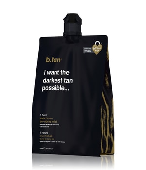 b.tan I want the darkest tan possible Selbstbräunungslotion 750 ml