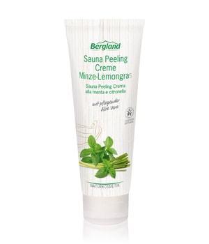 Bergland Sauna Peeling Creme Minze-Lemongras Körpercreme 100 ml