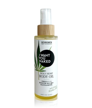 I WANT YOU NAKED Holy Hemp Bio-Hanfsamenöl & Vitamin E Körperöl 100 ml