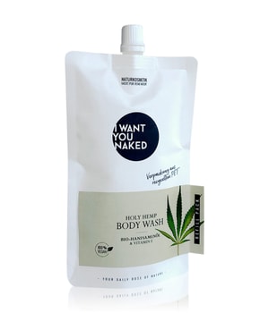 I WANT YOU NAKED Holy Hemp Bio-Hanfsamenöl & Vitamin E Refill Bag Duschgel 250 ml