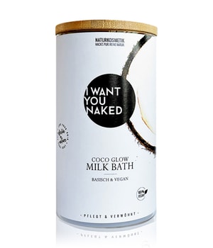 I WANT YOU NAKED Kokosnuss & Vitamin E Kokos-Milchbad Badezusatz 400 g