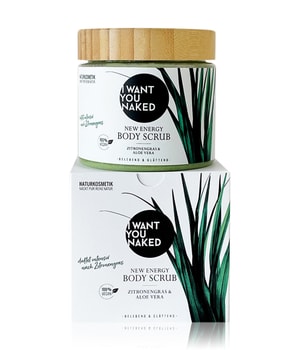 I WANT YOU NAKED NEW ENERGY BODY SCRUB Zitronengras & Aloe Vera Körperpeeling 500 ml