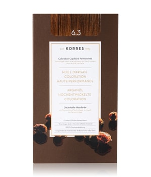 KORRES Arganöl Hochentwickelte Haarcoloration Golden Honey Dark Blonde / Dunkelblond Gold 6.3 Haarfarbe 1 Stk