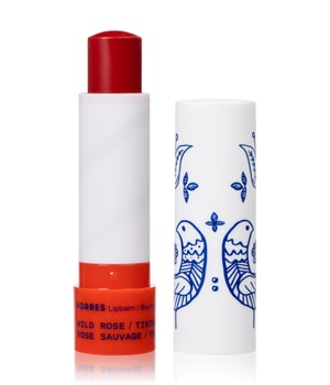 KORRES Wild Rose Lip Balm getönt rot Lippenbalsam 4.5 g Dunkelrot