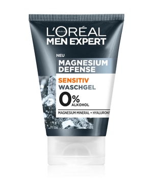 L'Oréal Men Expert Magnesium Defense Sensitiv 0% Alkohol Reinigungsgel 100 ml