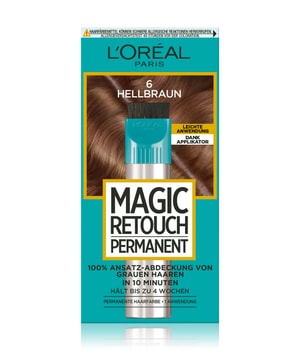 L'Oréal Paris Magic Retouch Permanent Ansatz-Abdeckung Nr. 6 Hellbraun Haarfarbe 1 Stk Braun