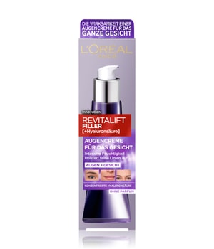 L'Oréal Paris Revitalift Filler Augencreme für das Gesicht mit Hyaluronsäure Augencreme 30 ml