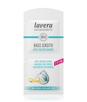 lavera Basis sensitiv Anti-Falten Maske Q10 Gesichtsmaske 10 ml