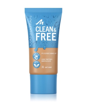 Manhattan Clean & Free Flüssige Foundation 30 ml Nude