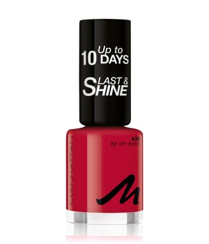 Manhattan Last & Shine Nagellack 8 ml Dunkelrot