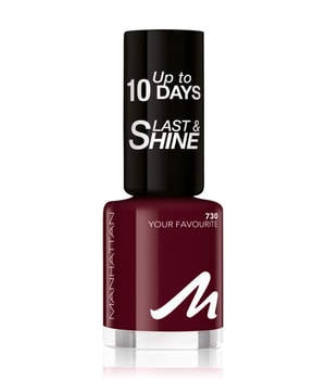 Manhattan Last & Shine Nagellack 8 ml Schwarz