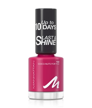 Manhattan Last & Shine Nail Polish Nagellack 8 ml Dunkelrot