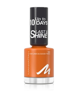 Manhattan Last & Shine Nail Polish Nagellack 8 ml Orange