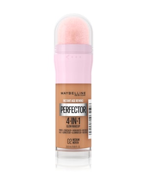 Maybelline Instant Age Rewind Perfector 4-in-1 Glow Flüssige Foundation 20 ml Hellbraun