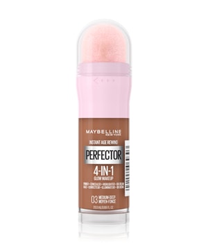 Maybelline Instant Age Rewind Perfector 4-in-1 Glow Flüssige Foundation 20 ml Braun