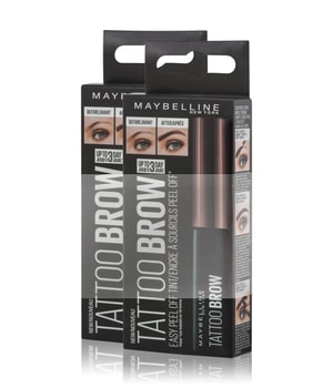 Maybelline Tattoo Brow Gel Tint Doppelpack Augenbrauengel 10 g Dunkelrot