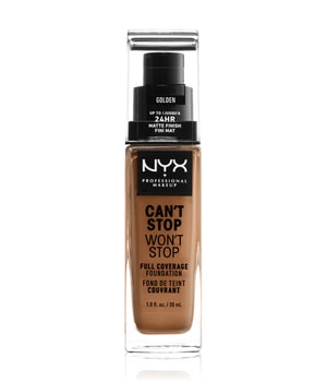 NYX Professional Makeup Can't Stop Won't Stop 24-Hour Foundation Flüssige Foundation 30 ml Hellbraun