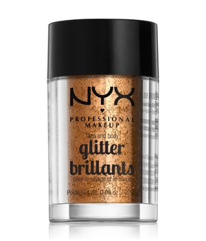 NYX Professional Makeup Glitter Brilliants Face & Body Glitzer 2.5 g Hellbraun