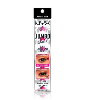 NYX Professional Makeup Jumbo Lash! 2-in-1 Liner & Lash Adhesive – Baddest Black Eyeliner 1 ml Schwarz