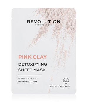 REVOLUTION SKINCARE Biodegradable Detoxifying Pink Clay Sheet Mask Set Tuchmaske 5 Stk