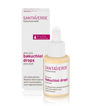 SANTAVERDE Bakuchiol Drops ohne Duft Gesichtsserum 30 ml