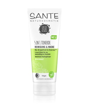 Sante Bio-Grapefruit & Evermat 5in1 Tonerde Reinigung & Maske Reinigungsmaske 100 ml