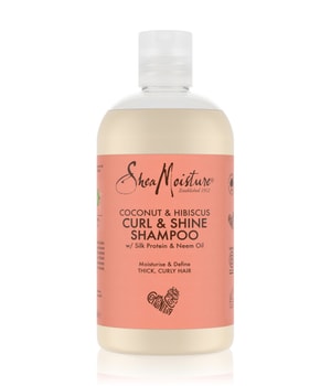 Shea Moisture Coconut & Hibiscus Curl and Shine Shampoo Haarshampoo 384 ml