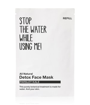 Stop The Water While Using Me All Natural Parsley Kale Detox Face Mask Refill Gesichtsmaske 50 ml