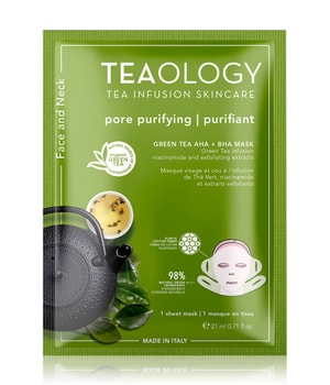 TEAOLOGY Green Tea AHA Mask Gesichtsmaske 21 ml