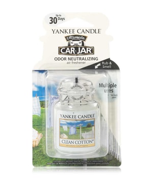 Yankee Candle Clean Cotton Car Jar Ultimate Duftkerze 1 Stk