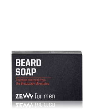 ZEW for Men Beard Soap with charcoal Bartshampoo 85 ml