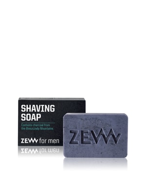 ZEW for Men Shaving Soap with charcoal Rasierseife 85 g